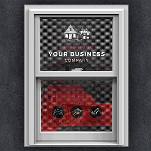 Perforated Window Graphics